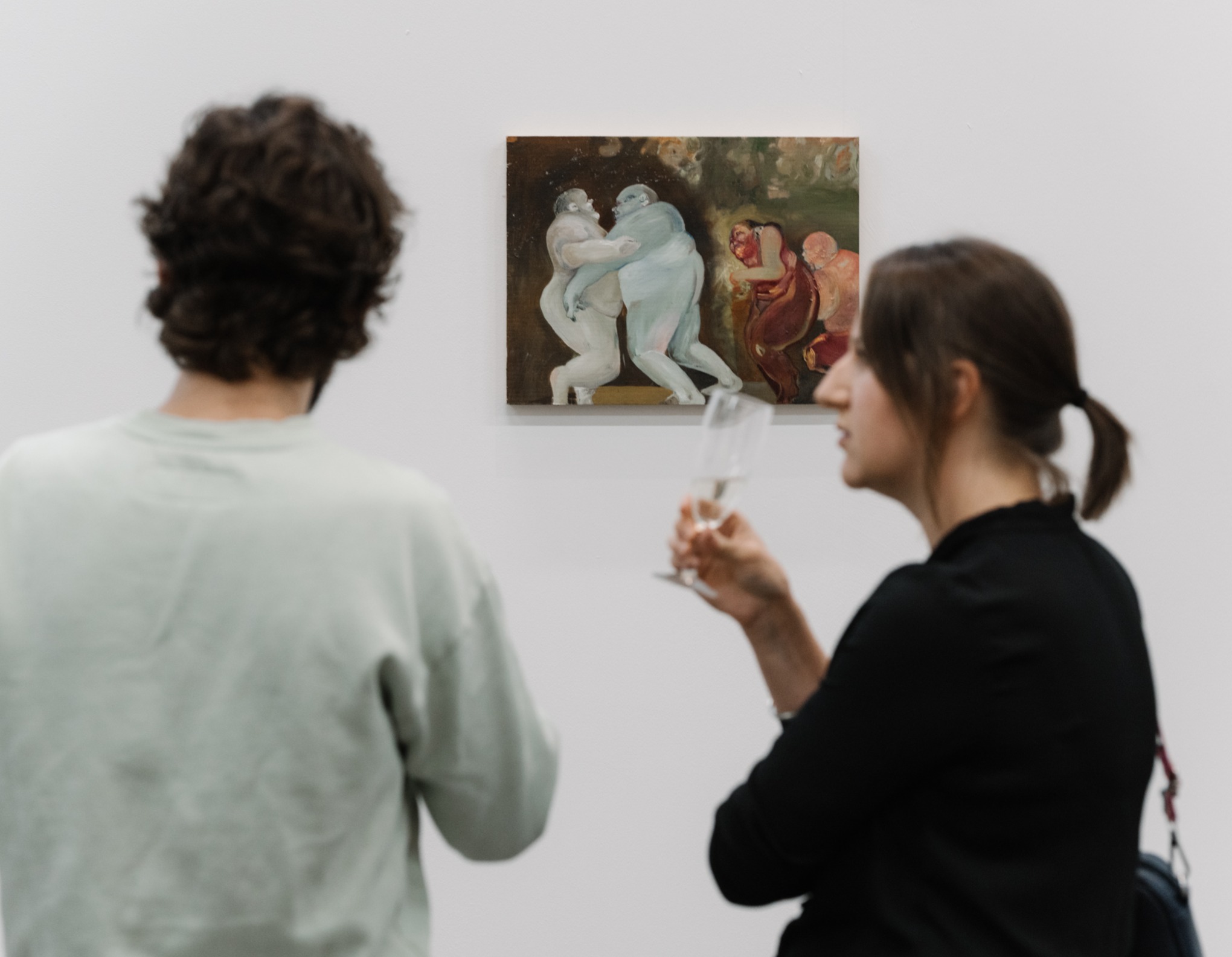 Cat Roissetter painting (Photo George Baggaley).JPG