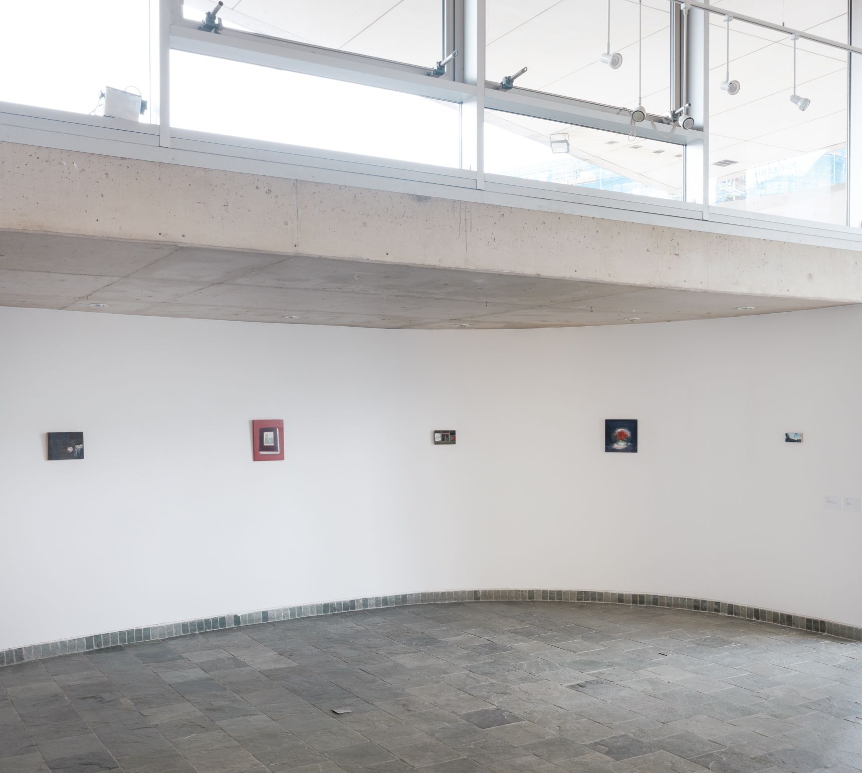 Installation view of Unquiet Landscapes