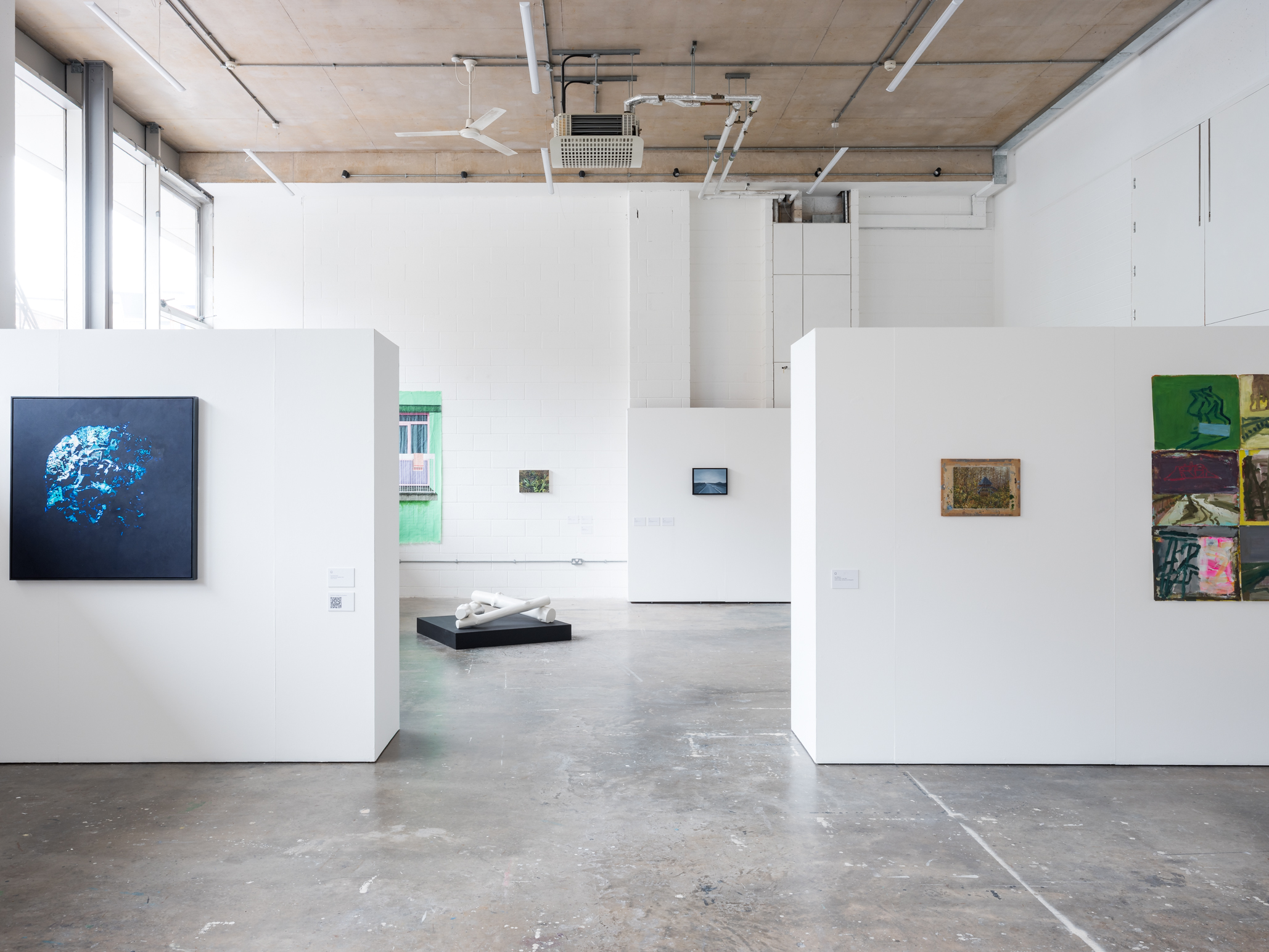 Installation view Unquiet Landscapes
